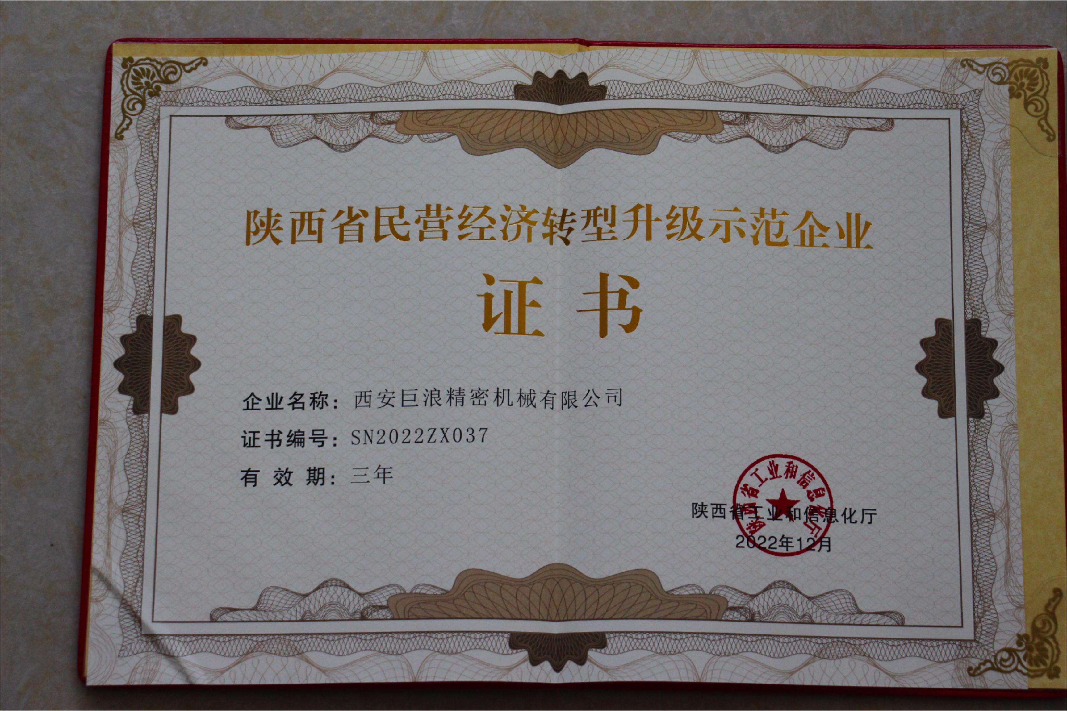 示范企業(yè)